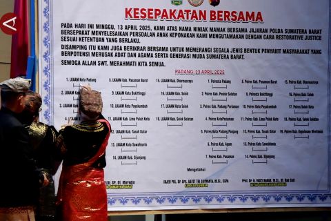 Memaksimalkan peran adat dalam penerapan keadilan restoratif