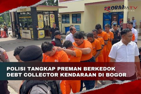 Polisi tangkap preman berkedok dept collector kendaraan di Bogor