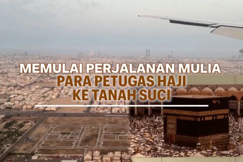 Memulai perjalanan mulia para petugas haji ke Tanah Suci