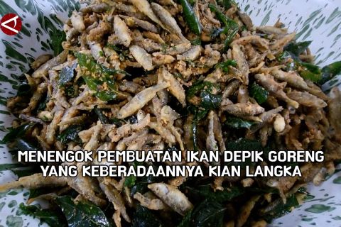 Menengok pembuatan ikan depik goreng yang keberadaannya kian langka