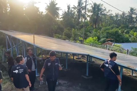 Warga Bondalem Buleleng nikmati air bersih dari sumur bor tenaga surya