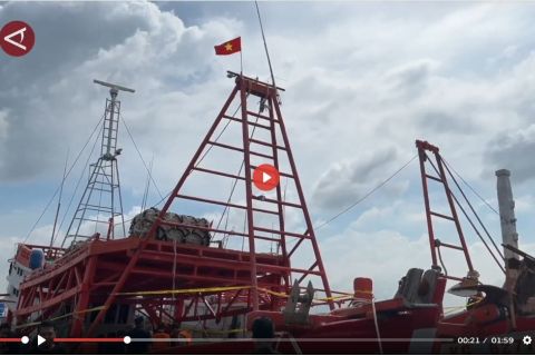 KKP amankan dua kapal Vietnam curi ikan senilai Rp 61,4 miliar - VIDEO