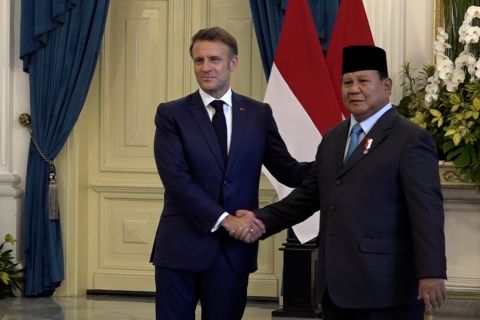 Dorong Indonesia-EU CEPA segera rampung,Presiden dapat dukungan Macron