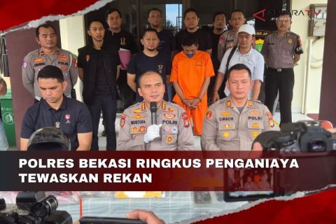 Polres Bekasi ringkus penganiaya tewaskan rekan