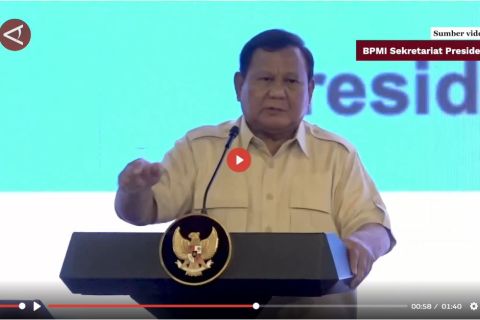 Prabowo ingatkan petugas lapangan program MBG tak lengah dan malas - VIDEO