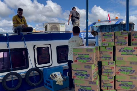 Pemkab Bulungan salurkan 1.500 dos makanan instan bagi korban banjir