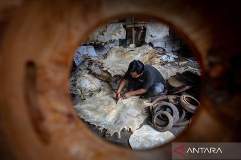 Perajin rebana dan bedug ini mampu tembus pasar eropa
