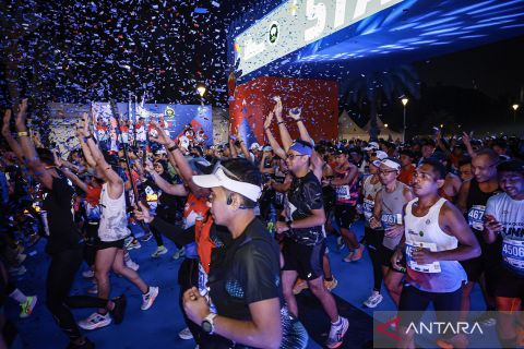 Puluhan ribu peserta BTN Jakarta International Marathon 2025 meriahkan HUT Ke-498 DKI Jakarta