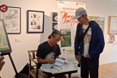 Beng Rahadian luncurkan komik 'Mencari Kopi Flores'