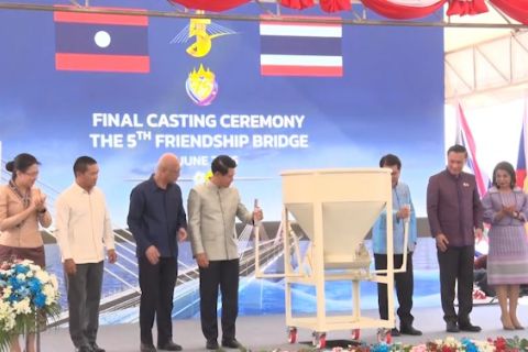 Laos-Thailand bangun jembatan ke-5, tingkatkan kerja sama multisektor