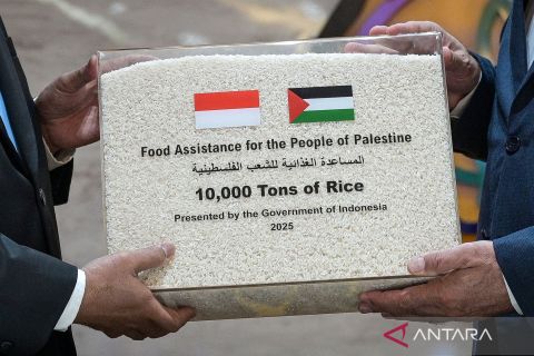 Demi kemanusiaan, Indonesia berikan 10 ribu ton beras ke Palestina
