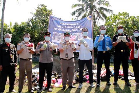 Balai Karantina musnahkan komoditas ilegal diangkut penumpang pesawat