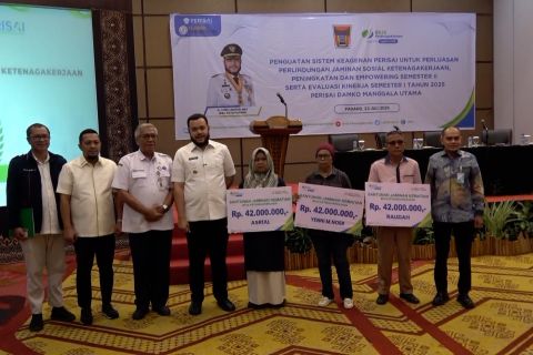 Pemkot Padang targetkan 38 ribu pekerja rentan dilindungi BPJSTK