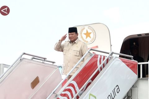 Prabowo bertolak ke Arab Saudi untuk cek kampung haji Indonesia