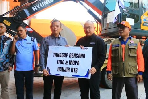 ITDC sumbang alat berat dan bantuan pangan bagi korban banjir Mataram