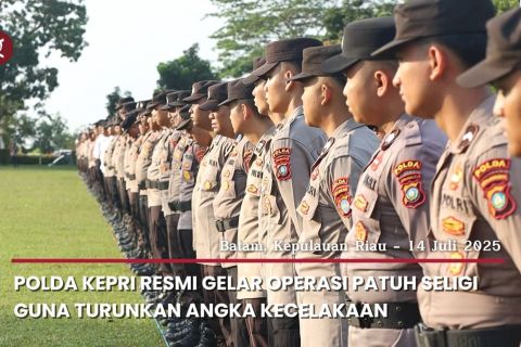 Polda Kepri resmi gelar Operasi Patuh Seligi guna turunkan angka kecelakaan
