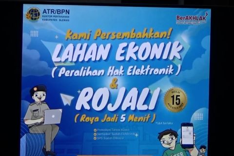 Dengan layanan Rojali, warga Sleman hanya butuh 5 menit urus roya