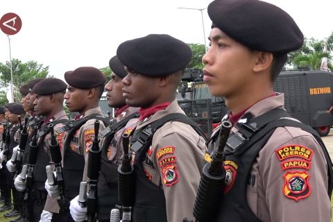 Antisipasi unjuk rasa di Jayapura, 9.300 personel Polda Papua siaga