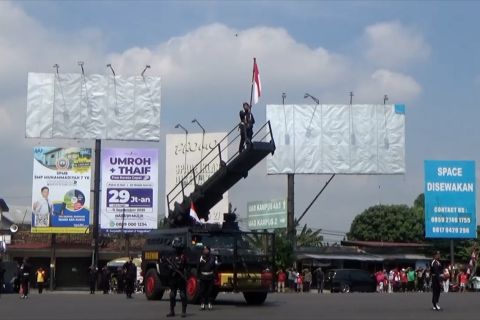 Brimob Polda DIY kerahkan rantis peringati detik-detik proklamasi