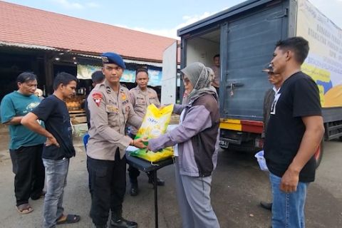 Brimob Polda Aceh & Bulog Lhokseumawe gelar GPM