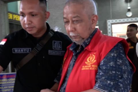 Kejati tahan eks Dirjen Kemenhub di Rutan Palembang kasus korupsi LRT