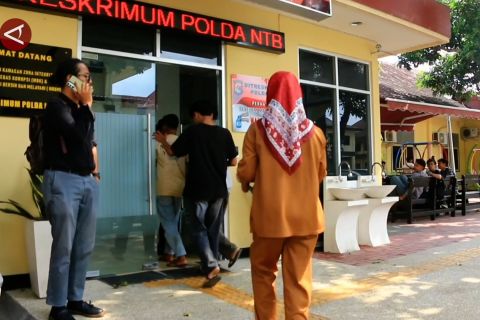 Polda NTB amankan terduga perusuh demonstrasi, satu orang pelajar SMP