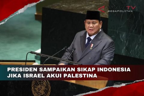 Presiden sampaikan sikap Indonesia jika Israel akui Palestina