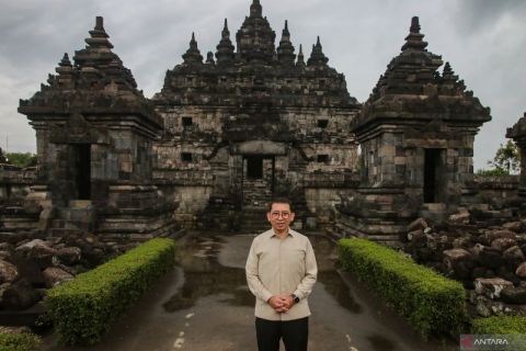 Peresmian pemugaran candi