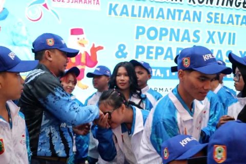 Atlet pelajar terbaik KalSel dilepas berlaga di Popnas dan Peparpenas