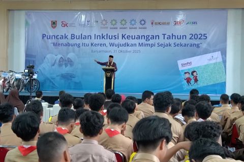 Bulan inklusi keuangan, para pelajar Kalsel diajak menabung sejak dini