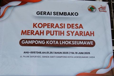 Enam Koperasi Merah Putih di Lhokseumawe mulai jalani ekonomi mandiri
