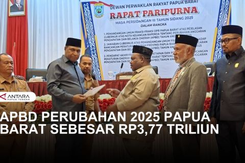 PENETAPAN APBD PERUBAHAN 2025 PROVINSI PAPUA BARAT