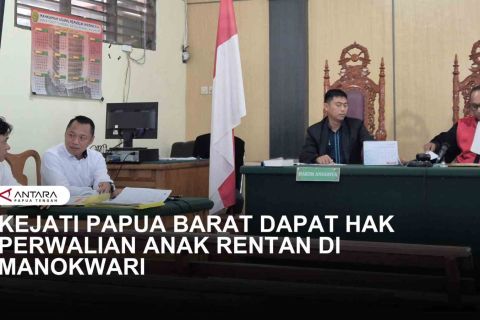 KEJAKSAAN DAPAT HAK PERWALIAN 9 ANAK RENTAN DI MANOKWARI