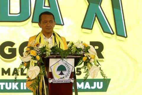 Buka Musda Golkar, Bahlil: Seluruh Maluku nyala listrik sebelum 2028