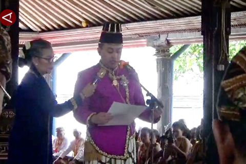 Gusti Purbaya dinobatkan jadi Raja Keraton Surakarta PB XIV