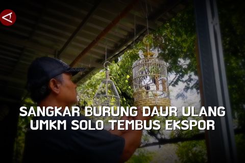 Sangkar burung daur ulang UMKM Solo tembus ekspor