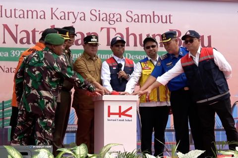 Hutama Karya buka fungsional Tol Palembang-Betung seksi 2 saat Nataru