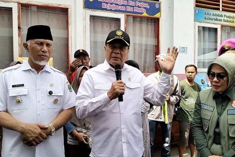 Menko Polkam pastikan pemerintah hadir membantu korban bencana