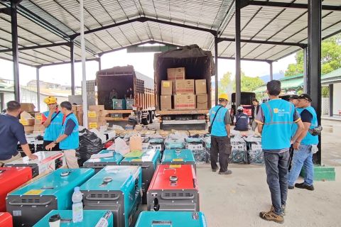Atasi krisis listrik, genset dari Kementerian ESDM tiba di Aceh Tengah