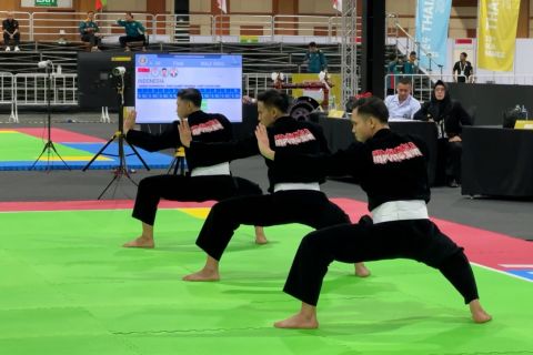 Gerakan harmonis pesilat Indonesia hasilkan medali emas SEA Games