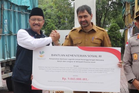 Kemensos salurkan bantuan lanjutan Rp9 M ke korban bencana di Aceh