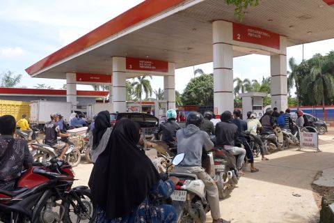 Pasokan BBM sudah tersalurkan, SPBU di Aceh Tamiang mulai beroperasi