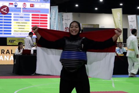 Pencak silat borong 3 emas dan 1 perak