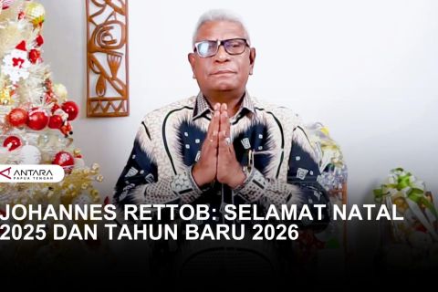 Ucapan Natal dari Bupati Mimika Johannes Rettob