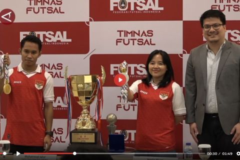 Catatkan sejarah Sea Games, Timnas futsal Indonesia bawa pulang emas - VIDEO