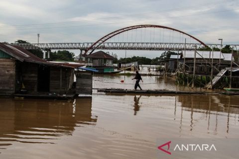 Pemkot Palangka Raya tata kawasan bantaran Sungai Kahayan