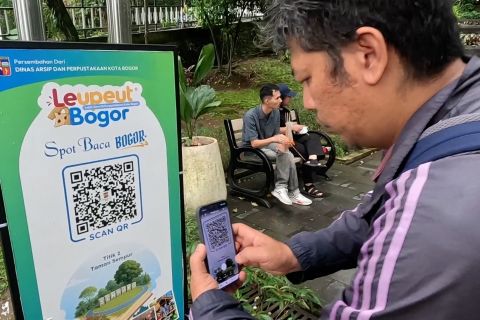 Sudut baca berbasis QR Code perkuat literasi digital di Kota Bogor
