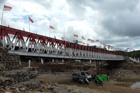 Akses vital Lintas Sumatera terbuka, Jembatan Bailey Garoga beroperasi