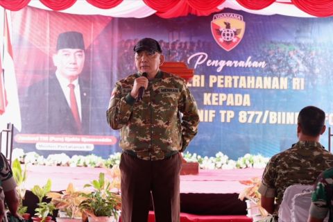 Menhan periksa kesiapan prajurit perbatasan RI-Timor Leste