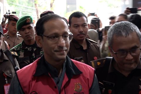 Nadiem Makarim hadiri sidang dakwaan usai dua kali absen